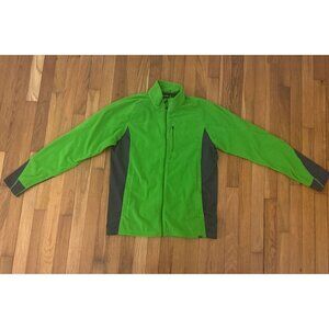 EMS Eastern Mountain Sports Men's Full Zip Green Fleece Jacket Size M